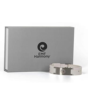 EMF Harmonizer Mobility+ Bracelet Waterproof Silicon Rubber EMF Protection Bracelet with Additional Energy Elements Personal EMF Protection Product with Dual Technology White One Size - Buy Online on GoSupps.com