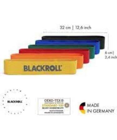 BLACKROLL Black Roll Loop Band - Yellow Extra Light Resistance Band for Fitness & Rehabilitation - Buy Online on GoSupps.com