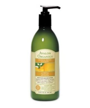 Avalon Organics Refreshing Lemon Hand & Body Lotion - 12 oz (340g) | Moisturizing & Natural - Buy Online on GoSupps.com