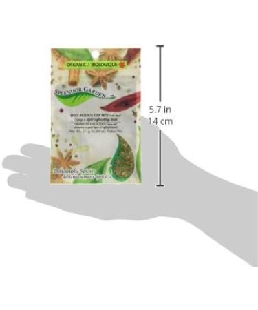 Splendor Garden Dill-Icious Dip Mix Salt Free" 17 Gram" - Buy Online on GoSupps.com