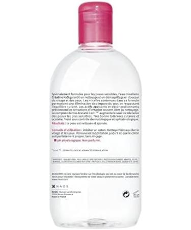 Bioderma Cr aline H2O Original Micellar Water 500ml - Buy Online on GoSupps.com