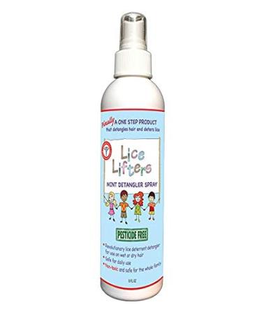 Lice Lifters Mint Lice Deterrent Natural Peppermint Repel Detangler Spray