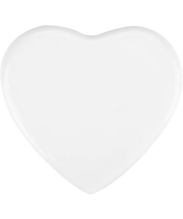 Qchomee Personalized Ceramic Photo Picture Frame Porcelain Portrait Plaque for Headstone Graves Indoor Monument Ornament Color Oval Memorial Tile Dad Mam Pet Dog Cat Heart-shaped - 5x4.7in - Buy Online on GoSupps.com