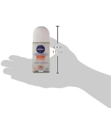 NIVEA Stress Protect Zinc Complex Deodorant Roll-on 50ml - 1.69oz Pack of 1, Stress Protect Formula - Buy Online on GoSupps.com