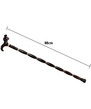 Wooden Walking Stick Solid Cane Walking Stick Redwood Solid Wood Ebony Old Wooden - Buy Online on GoSupps.com