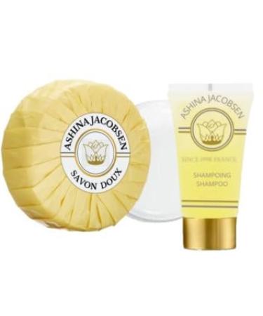 50 soaps + 50 shampoos, Amenity set, Ashina Jacobsen - (100 items in total)