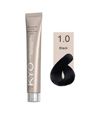 Kyo Hair Color 100 ml - Ammonia-Free Black Hair Dye with Keratin & Marine Collagen - International Shipping Available - Buy Online on GoSupps.com