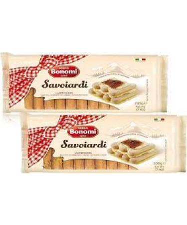 Forno Bonomi Savoiardi 200gm (Pack Of 2) | An Assortment of Culinary Delights | Discerning Tastes | Premium Cookies | A Symphony of Italian Flavors | Artisanal Delights