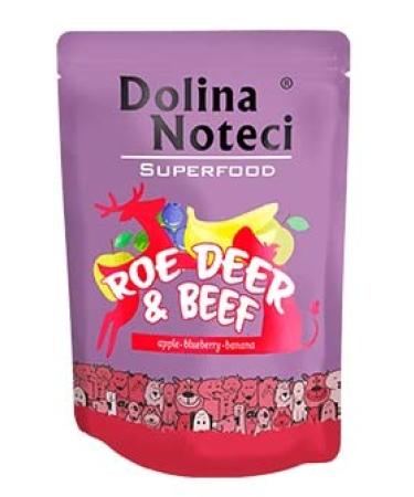 Wet Food for Dogs DNP Sp. z oo Dolina Noteci Superfood 300g Sarne, Wolowina Saszetka / 10