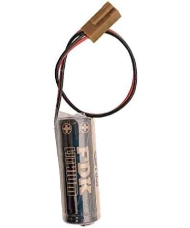 Pack of 6 Fuji FDK CR8.LHC 17450 3V 2600mAh Batteries for Water Meter Memory Backup - Reliable Power Source with Brown Plug - Buy Online on GoSupps.com