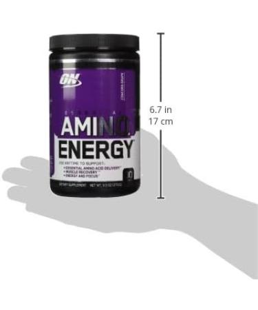 Optimum Nutrition Essential Amino Energy Concord Grape - 30 Servings 9.5 oz - Buy Online on GoSupps.com