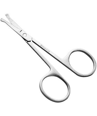 Harlington Group Beard Shaping Tool + Nose Hair Scissors Combo - Men's Facial Hair Styling Kit for Perfect Curve Cut Edging, Neckline, and Goatee Beard - Buy Online on GoSupps.com
