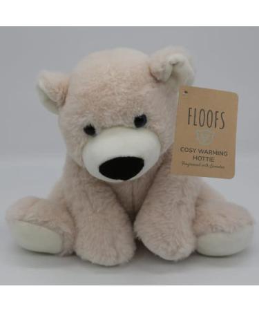 Inspired Wellbeing - Floofs - Cosy Plush Heatable Warming Soft Cuddly Toy Comforter - Microwavable Inner Pouch (Polar Bear)
