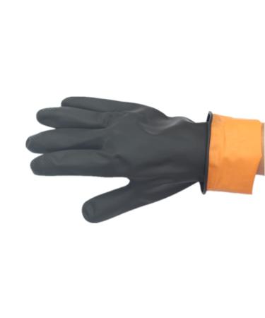 Buy Long Rubber Household Cleaning Gloves - Reusable Black Kitchen & Garden Gloves (Size S) for Car Wash & Work - Buy Online on GoSupps.com