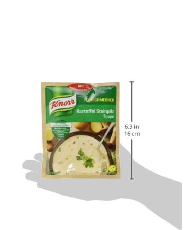 Knorr Gourmet Potato & Stone Mushroom Soup - Creamy Sustainably Grown Vegetables - 15x58g Pack | International Shipping - Buy Online on GoSupps.com
