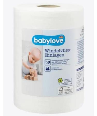 babylove diaper fleece inserts 100 pieces pack