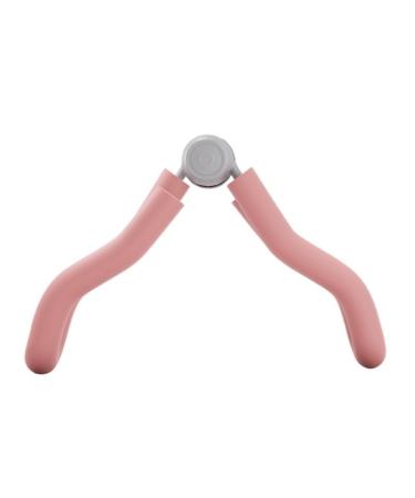 Ring clip leg beauty device pelvic floor muscle hip training leg clip S-shaped yoga fine inner thighs leg beauty (size: pink) pink