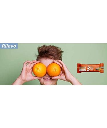  Rilevo Rilevo - 3 hours without Fame Organic Orange - 6 individual boxes of artisan spice bars with seeds cereal with organic orange and fondant chocolate feet 30 g (6 x 30 g) - Buy Online on GoSupps.com