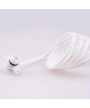 Waterpik Compatible Replacement Tube - White Plastic Handle Oral Hygiene Accessory for WP-100, WP-130, WP-660, WP-900 - Slide Switch - Buy Online on GoSupps.com