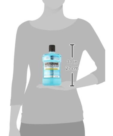 Listerine Ultraclean Mouthwash Stain Protection For keeping teeth white Arctic Mint Value Size 1.5L blue - Buy Online on GoSupps.com