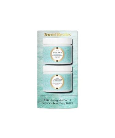 LALICIOUS Travel Besties Sugar Reef (Scrub Scrub 2oz & Body Butter 2oz)