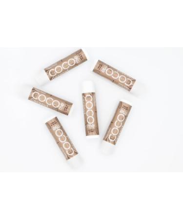 CocoMe Organic Coconut Lip Balm. Moisturizing and Protecting Lip Repair for Adults and Children - 6 Pack of Organic Lip Balm Coconut Scent. Natural