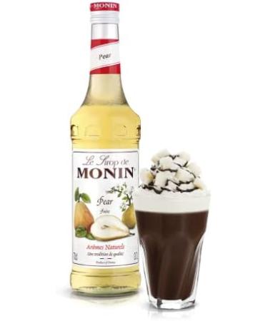 MONIN Pear Syrup for Cocktail Lemonade and Still Water - Natural Flavors - 70cl - Buy Online on GoSupps.com