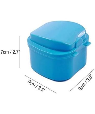 Premium Denture Box & Braces Storage with Sieve | Durable Cleaning Brush Included - Ideal for International Shipping - Buy Online on GoSupps.com