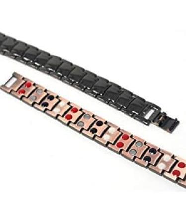 HZX Men Copper Magnetic Therapy Bracelet Pain Relief for Arthritis and Carpal Tunnel Improve The Body s Physiological Magnetic Field Eliminate Fatigue Gift - Buy Online on GoSupps.com