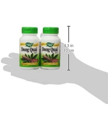 Nature's Way Dong Quai Root 565mg 100 Capsules - Pack of 2 | Herbal Supplement - Buy Online on GoSupps.com