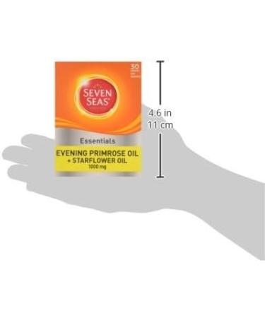 Seven Seas Evening Primrose Oil +1000 mg Starflower Oil Capsules 30 High Strength Tablets From Natural Oils GLA (Omega-6 Fatty Acid) With Vitamin E 30 count (Pack of 1) - Buy Online on GoSupps.com