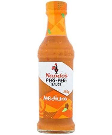 Nando's Peri-Peri Sauce Selection Medium Lemon & Herb Hot 125g each - Buy Online on GoSupps.com
