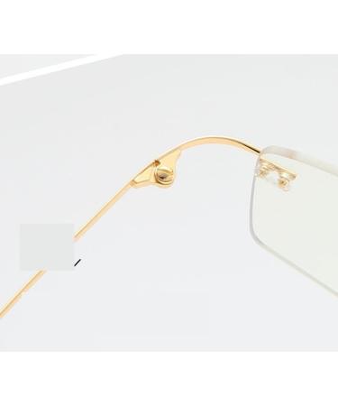 Fuqinqingoz Borderless Reading Glasses - Classic Anti-Blue Light Glare-Free Computer Readers for Presbyopia - Color C7 Size +0.00 - Buy Online on GoSupps.com