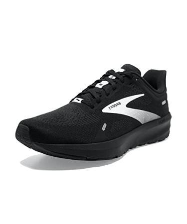 Brooks Mens Launch 9 Neutral Running Shoe Black/White 10.5
