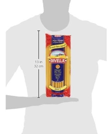  Italian Gourmet E.R. Divella Zitoni No. 1 Hard Wheat Semolina Pasta 500 g + Gourmet Polpa di Pomodoro Italian Box 400 g - Buy Online on GoSupps.com