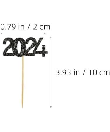 TOPBATHY 2024 Graduation Theme Cupcake Toppers 12pcs Glitter Grad Cap Cake Picks 2024 Diploma Appetizer Picks for Graduation New Years Party Cake Decorations - Buy Online on GoSupps.com