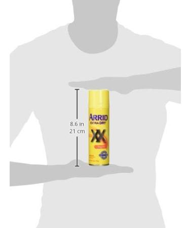 Arrid Extra Dry Regular Aerosol Antiperspirant Deodorant 6 Oz - Pack of 6 - Buy Online on GoSupps.com