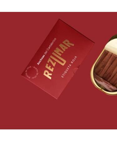 Rezumar Red Label Anchovy fillets from the Cantabrian Sea in Olive Oil 270 g - Buy Online on GoSupps.com