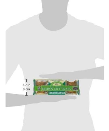 Edward & Sons Whole Grain Brown Rice Snaps with Tamari Seaweed - 3.5 oz - Buy Online on GoSupps.com