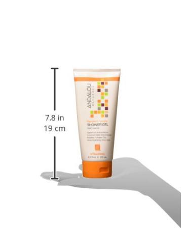 Andalou Naturals Mandarin Vanilla Shower Gel - 8.5 Oz & 1.42 Oz (Pack of 6) | Natural Skincare International Shipping - Buy Online on GoSupps.com