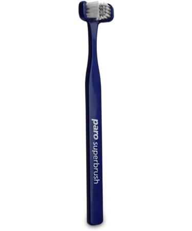 Paro 3 in 1 Superbrush - Soft Triple Head Toothbrush for Complete Oral Care | International Shipping Available - Buy Online on GoSupps.com