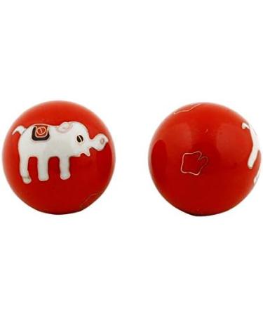 QiGong Sound Balls - Meditation Balls with Sound Mechanism (Pack of 2) 3.5 cm | Yin Yang Qi-Gong Balls for International Shipping - Buy Online on GoSupps.com