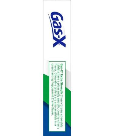 Gas-X Extra Strength Chewable Gas Relief Tablets - Simethicone 125 mg Cherry Flavor 36 Count Pack | Fast International Shipping - Buy Online on GoSupps.com