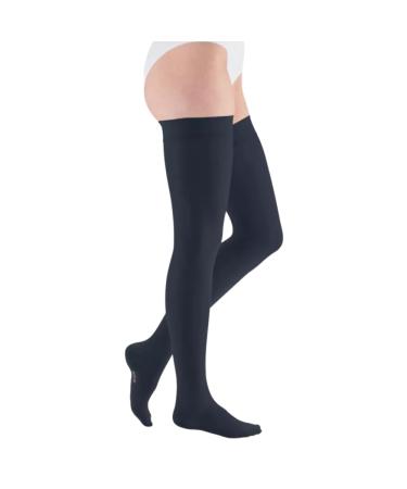 Medi Medive Elegance - 0258303 Demonse Women's compression stockings with an open tip |CCL2 |Far nubic ligament |Marine |Gr.III short