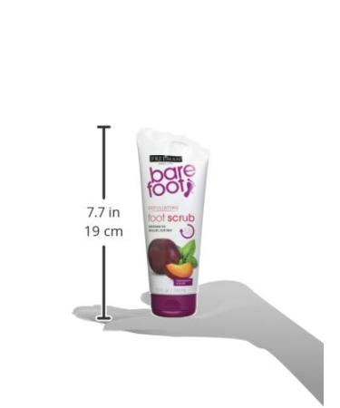 Freeman Bare Foot Exfoliating Foot Scrub Peppermint and Plum 5.3 oz - Refreshing Peppermint + Plum Scrub - Buy Online on GoSupps.com
