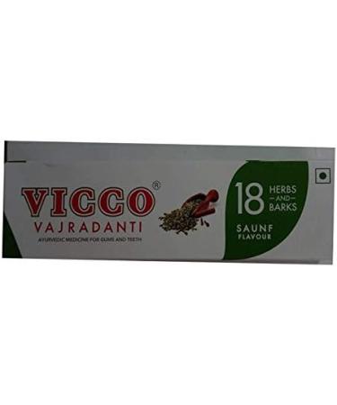 Buy Vicco Vajardanti Toothpaste (Saunf Flavor) 160g - Pack of 2 | International Shipping Available - Buy Online on GoSupps.com