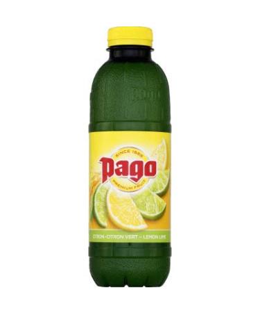 Pago Lemon and lime fruit drink - The bottle of 75cl