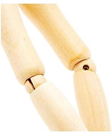 8 Inch Wooden Manikin Flexible Body Human Figure Puppet Model for Drawing & Painting | Home Office Desk Decoration | Sketching Supplies & Gift - Buy Online on GoSupps.com