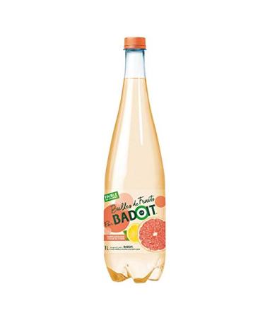 BADOIT|Fruit Bubbles Grapefruit Lemon Lemon Touch 1L|(Pack of 4)|Best Deal