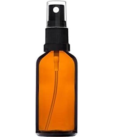 Handsunity 50ml Amber Glass Spray Bottle Set - 88 Stk with Black Atomizer & Accessories | International Shipping Available - Buy Online on GoSupps.com